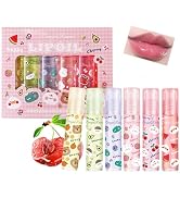 Amazon.com : Dulele 6PCS Roll On Lip Gloss Set, Fruit Flavors